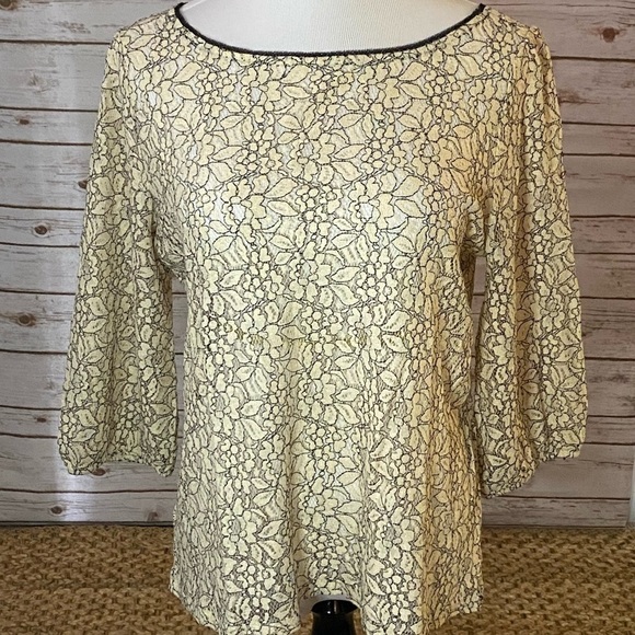 Ann Taylor LOFT lace blouse - Picture 1 of 6
